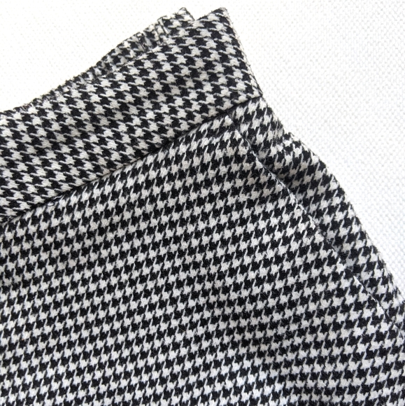 Zara Basics Soft Feel Houndstooth Trousers - Picture 9 of 10